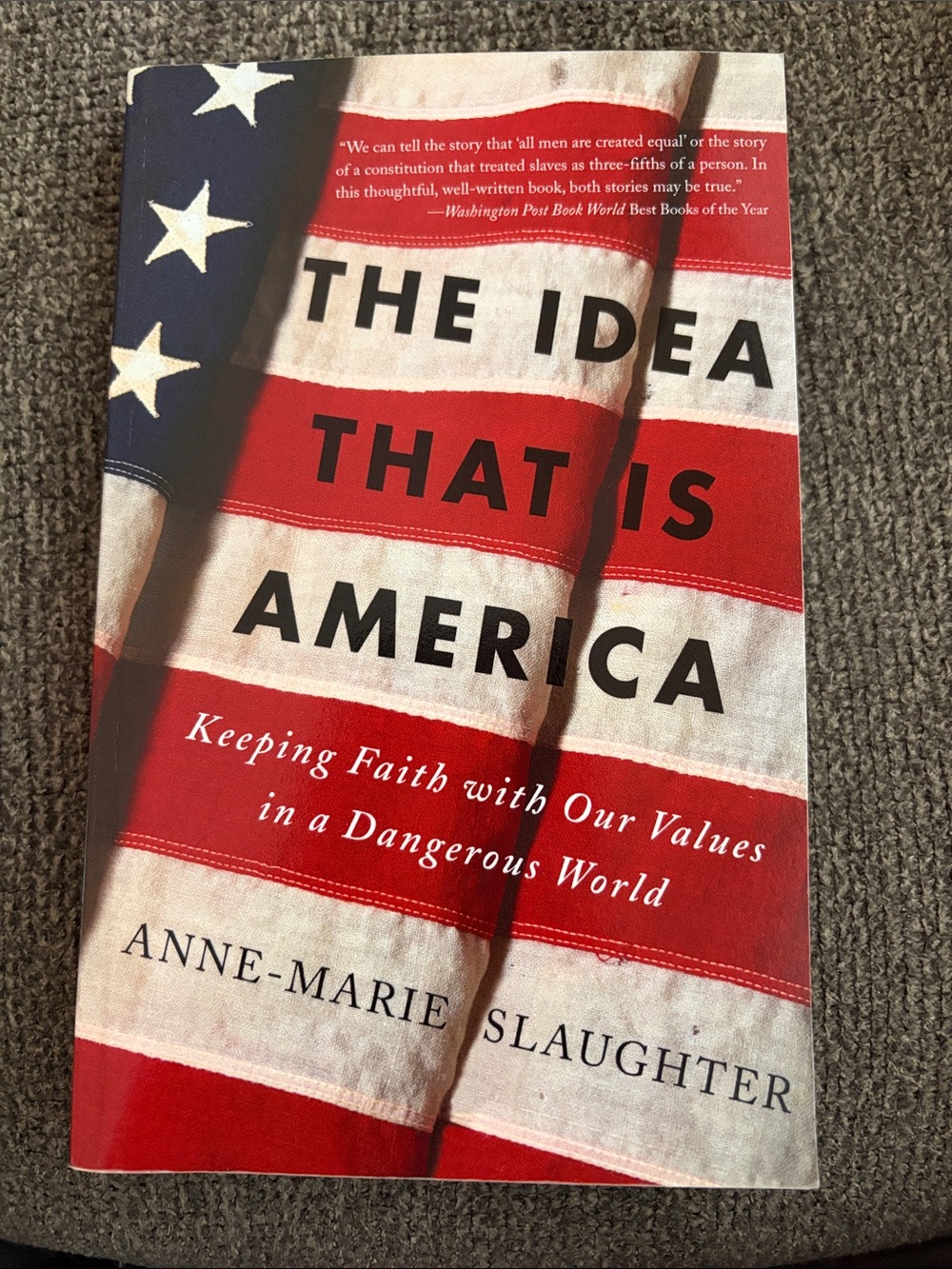 The idea that is america book by anne marie slaughter